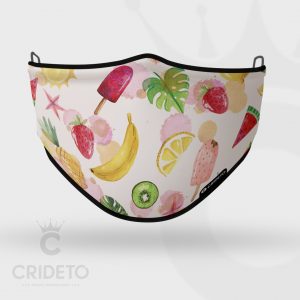 Mascarilla Higiénica Reutilizable con diseño para el verano