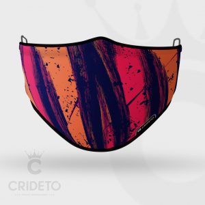 Mascarilla Higiénica Reutilizable pinceladas