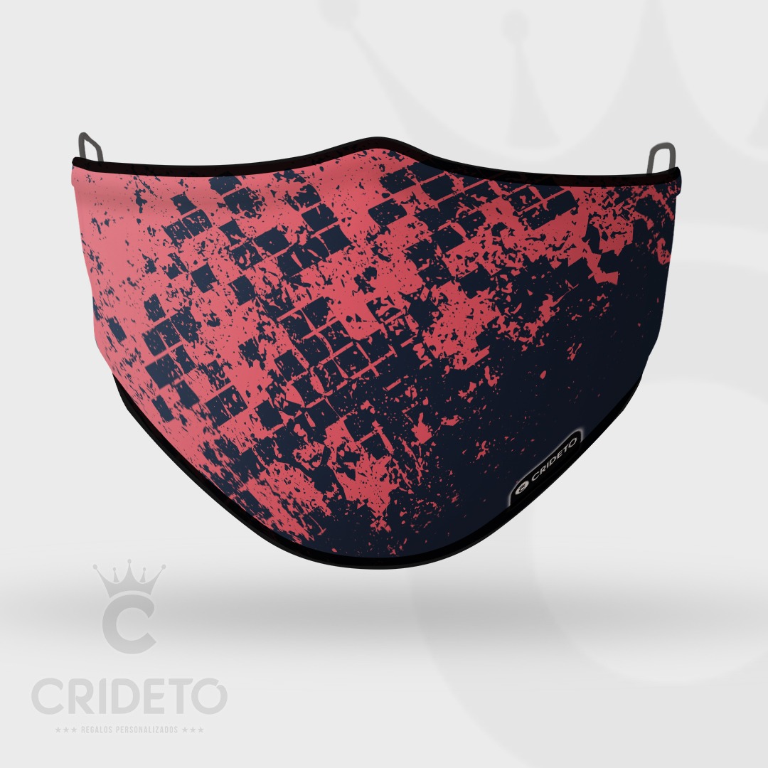 Mascarilla Higiénica Reutilizable con diseño deportivo