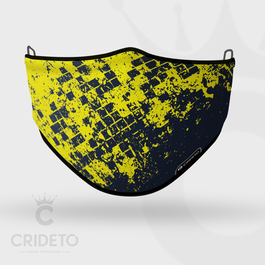 Mascarilla Higiénica Reutilizable con diseño deportivo