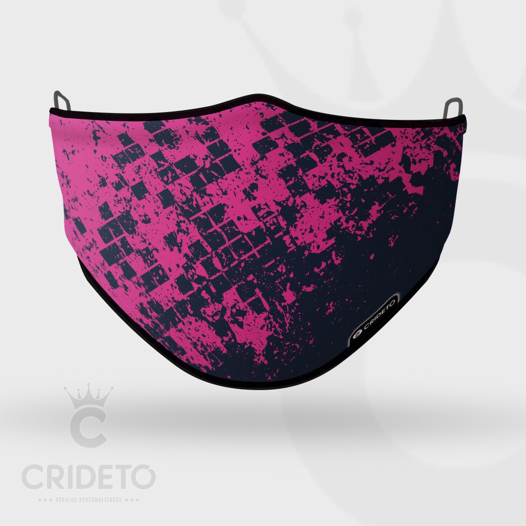 Mascarilla Higiénica Reutilizable con diseño deportivo